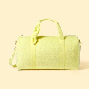 Terry Cloth Embossed Palm Trees Duffle Bag- Stoney Clover Lane X Target Yellow